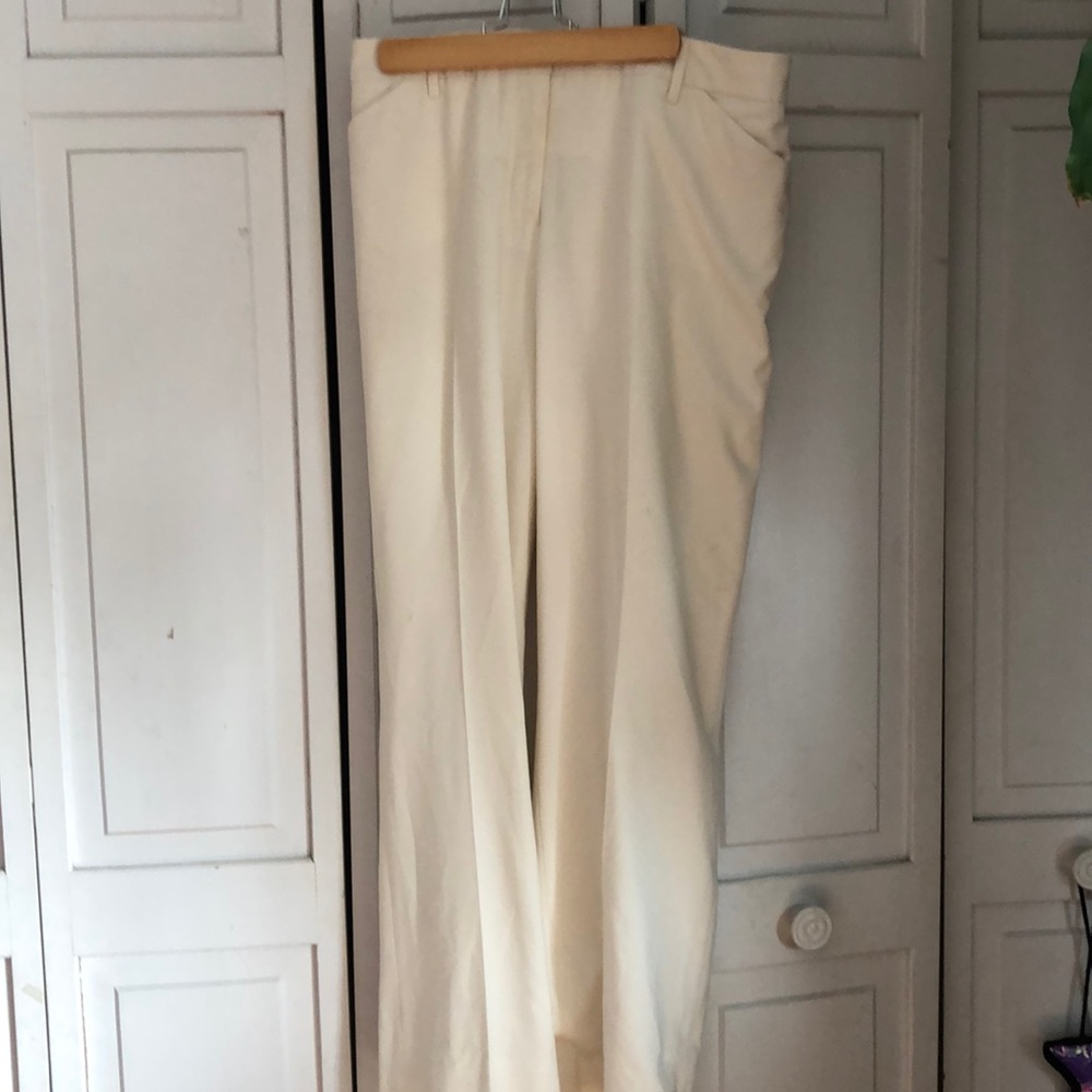 Cream slacks